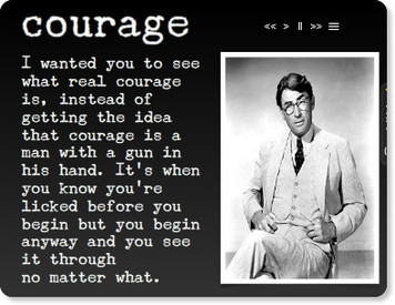 Who are some people who have showed moral courage?